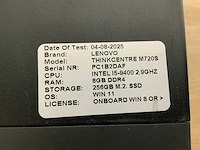 Lenovo thinkcentre m720s desktop (4x) - afbeelding 9 van  9