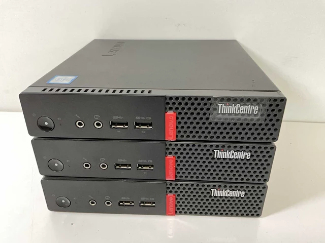 Lenovo thinkcentre m910q, core(tm) i5 7th gen, 8 gb ram, 128 gb ssd mini desktops (3x) - afbeelding 1 van  11