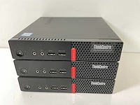 Lenovo thinkcentre m910q, core(tm) i5 7th gen, 8 gb ram, 128 gb ssd mini desktops (3x) - afbeelding 1 van  11