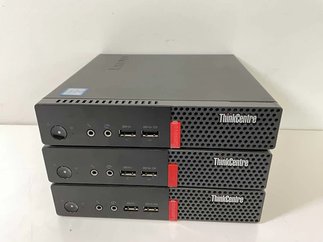 Lenovo thinkcentre m910q, core(tm) i5 7th gen, 8 gb ram, 128 gb ssd mini desktops (3x) - afbeelding 1 van  8