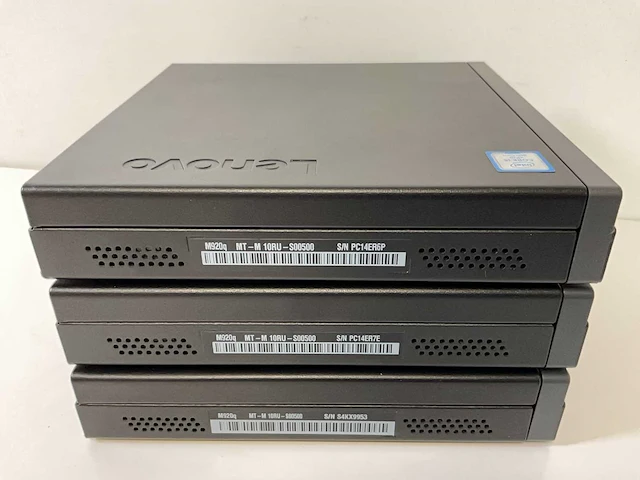 Lenovo thinkcentre m920q, core(tm) i5 8th gen, 8 gb ram, 256 gb ssd mini desktops (3x) - afbeelding 4 van  8