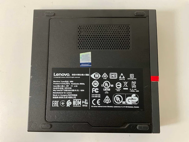 Lenovo thinkcentre m920q, core(tm) i5 8th gen, 8 gb ram, 256 gb ssd mini desktops (3x) - afbeelding 8 van  8