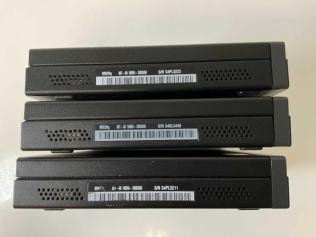 Lenovo thinkcentre m920q, core(tm) i5 8th gen, 8 gb ram, 256 gb ssd mini desktops (3x) - afbeelding 4 van  8
