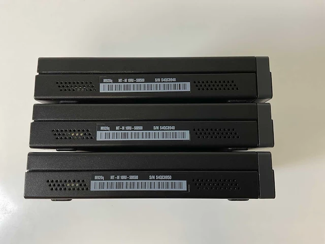 Lenovo thinkcentre m920q, core(tm) i5 8th gen, 8 gb ram, 256 gb ssd mini desktops (3x) - afbeelding 5 van  8