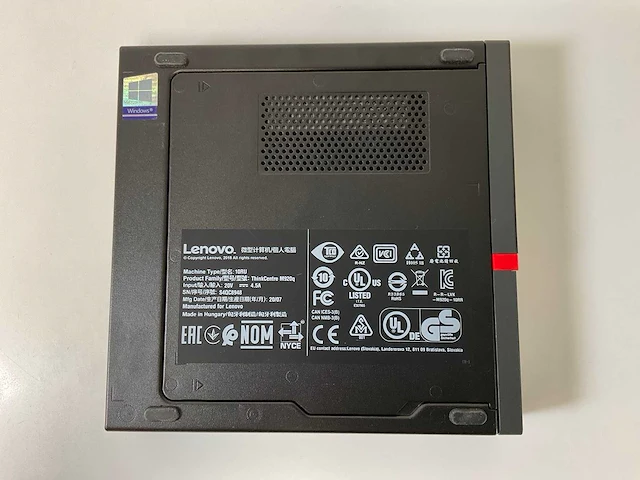 Lenovo thinkcentre m920q, core(tm) i5 8th gen, 8 gb ram, 256 gb ssd mini desktops (3x) - afbeelding 8 van  8