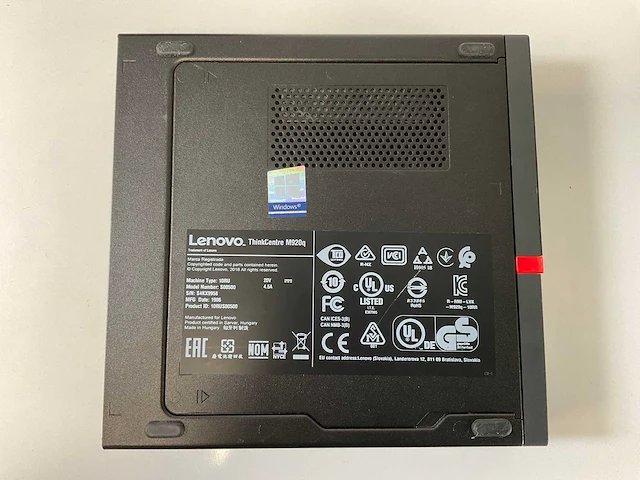 Lenovo thinkcentre m920q, core(tm) i5 8th gen, 8 gb ram, 256 gb ssd mini desktops (3x) - afbeelding 8 van  8