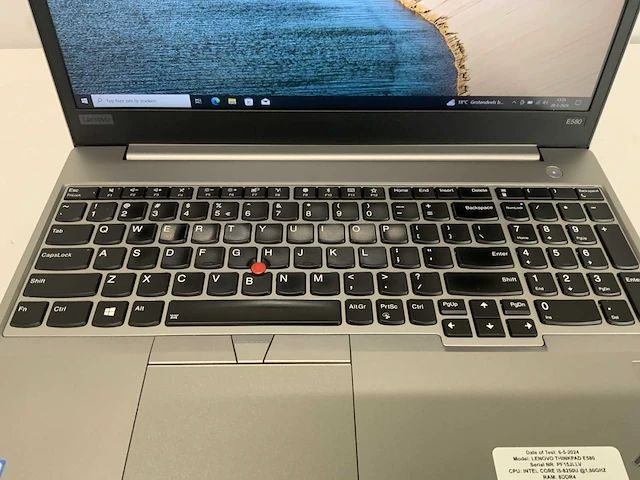 Lenovo thinkpad e580 laptop (2x) - afbeelding 3 van  9