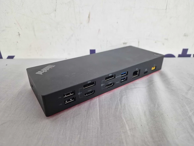 Lenovo thinkpad hybrid usb-c met usb-a dock - 90w - 40af0135eu - docking station - geschikt voor windows en apple macbook - afbeelding 3 van  3