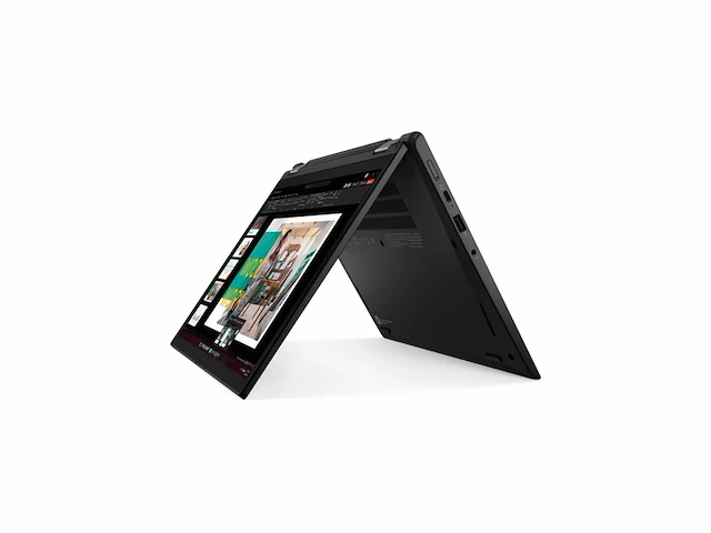 Lenovo thinkpad l13 yoga gen 4 intel coretm i7 i7-1355u hybride 2-in-113.3 touchscreen wuxga 16 gb lpddr5-sdram 1 tb ssd qwerty zwart - afbeelding 4 van  4