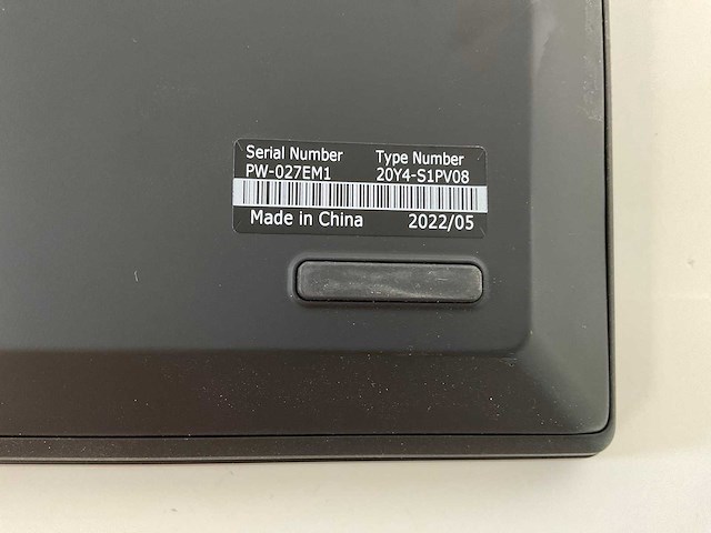 Lenovo thinkpad p1 gen 3 15.5”, core(tm) i7 10th gen, 32 gb ram, no hdd, nvidia quadro t1000 4 gb laptop - afbeelding 7 van  7