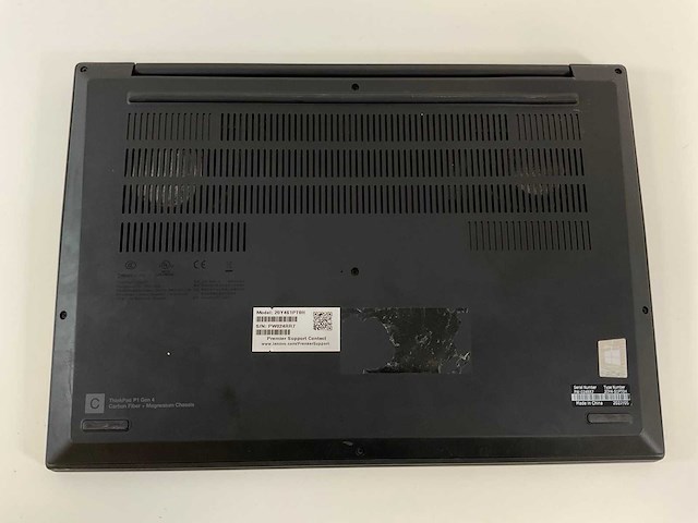 Lenovo thinkpad p1 gen 4i 16”, core(tm) i7 11th gen, 32 gb ram, 1 tb nvme, nvidia t1200 4 gb laptop - afbeelding 6 van  7