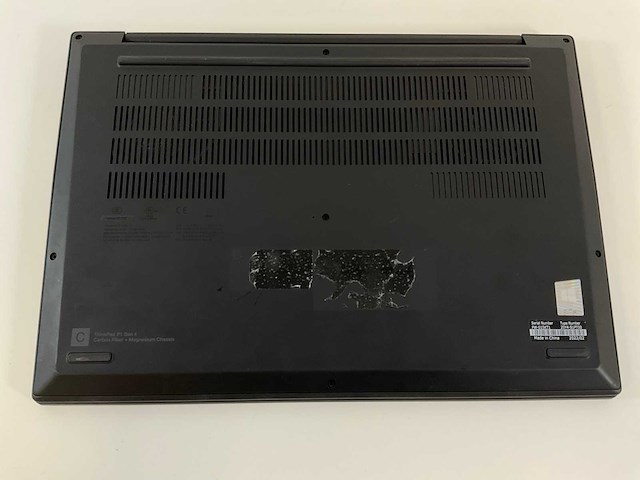 Lenovo thinkpad p1 gen 4i 16”, core(tm) i7 11th gen, 32 gb ram, 1 tb nvme, nvidia t1200 4 gb laptop - afbeelding 6 van  7