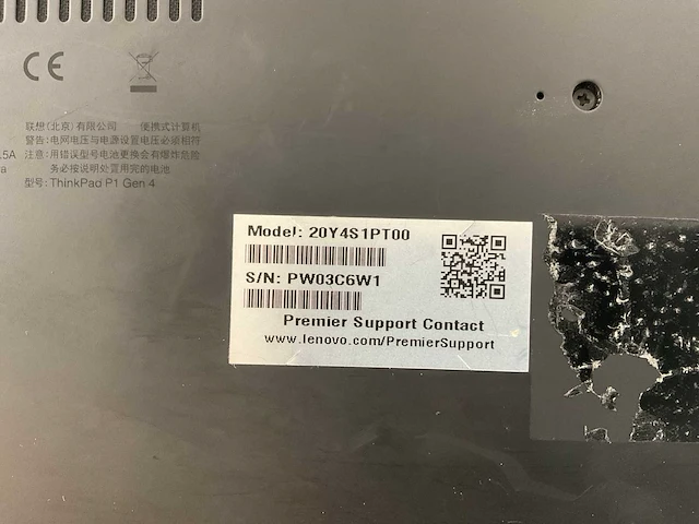 Lenovo thinkpad p1 gen 4i 16”, core(tm) i7 11th gen, 32 gb ram, 1 tb nvme, nvidia t1200 laptop gpu 4 gb laptop - afbeelding 7 van  7