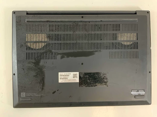 Lenovo thinkpad p1 gen 4i 16", core(tm) i7 11th gen, 64 gb ram, 2 tb nvme laptop - afbeelding 6 van  7