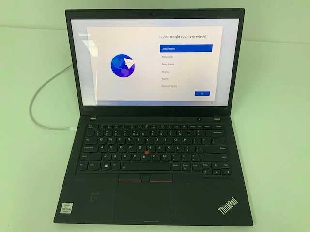 Lenovo thinkpad t14 gen 1 laptop - afbeelding 1 van  3