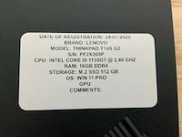 Lenovo thinkpad t14s laptop - afbeelding 7 van  7
