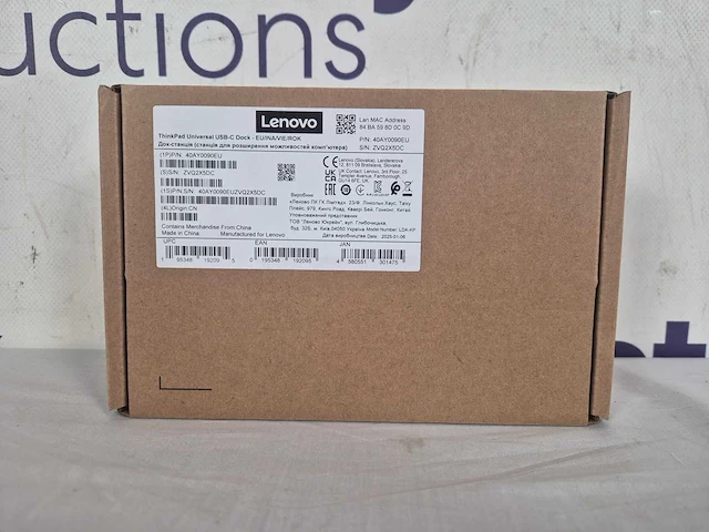 Lenovo thinkpad universal usb-c dock - 40ay0090eu - 90w - usb-c - rj45 - usb 2.0/3.2 - afbeelding 2 van  3