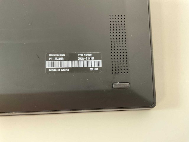 Lenovo thinkpad x1 carbon gen 8 14”, core(tm) i7 10th gen, 16 gb ram, 256 gb nvme laptop - afbeelding 7 van  7