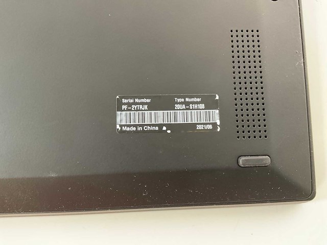 Lenovo thinkpad x1 carbon gen 8 14”, core(tm) i7 10th gen, 16 gb ram, 256 gb nvme laptop - afbeelding 7 van  7
