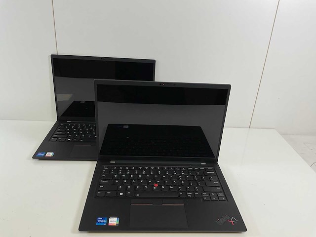 Lenovo thinkpad x1 carbon gen 9 14”, core(tm) i7 11th gen, 32 gb ram, no hdd laptops (2x) - afbeelding 1 van  16