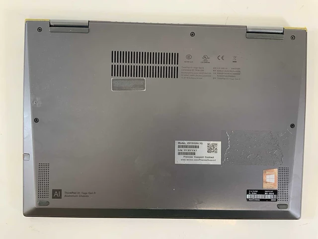 Lenovo thinkpad x1 yoga gen 6 14", core(tm) i7 11th gen, 16 gb ram, 256 gb nvme laptop - afbeelding 6 van  7