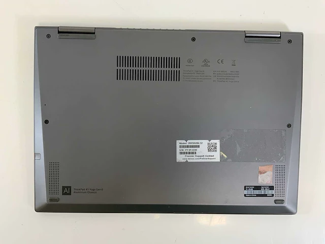 Lenovo thinkpad x1 yoga gen 6 14", core(tm) i7 11th gen, 16 gb ram, 256 gb nvme laptop - afbeelding 6 van  7