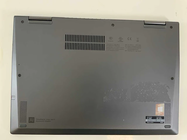 Lenovo thinkpad x1 yoga gen 6 14", core(tm) i7 11th gen, 16 gb ram, no hdd laptops (2x) - afbeelding 15 van  16