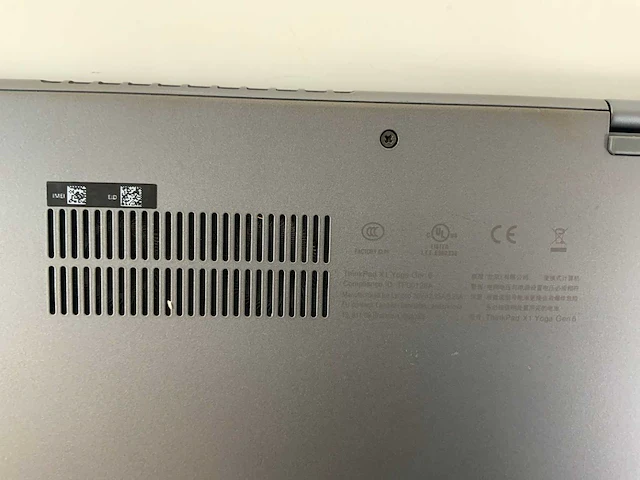Lenovo thinkpad x1 yoga gen 6 14", core(tm) i7 11th gen, 32 gb ram, 512 gb nvme laptop - afbeelding 7 van  7