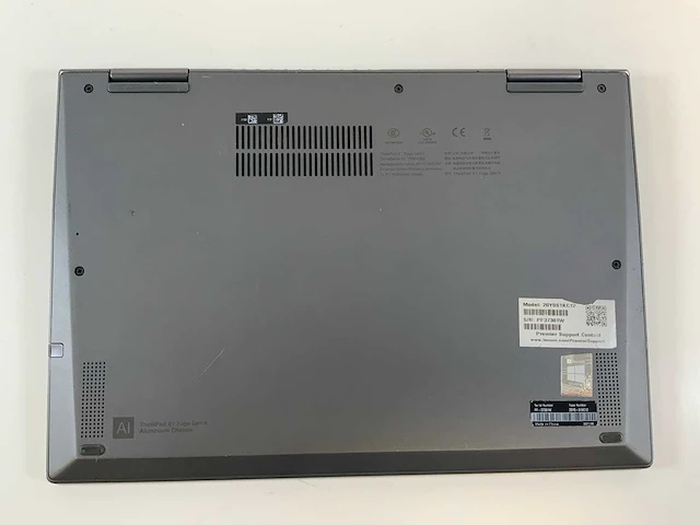 Lenovo thinkpad x1 yoga gen 6 14", core(tm) i7 11th gen, 32 gb ram, no hdd laptops (2x) - afbeelding 7 van  16