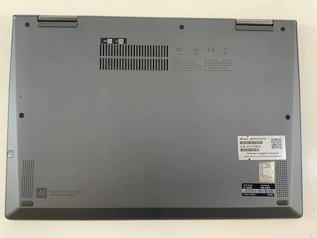 Lenovo thinkpad x1 yoga gen 6 14", core(tm) i7 11th gen, 32 gb ram, no hdd laptops (2x) - afbeelding 15 van  16