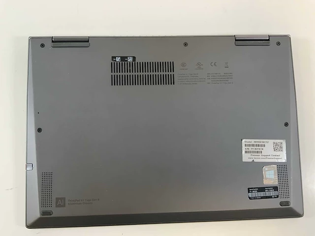 Lenovo thinkpad x1 yoga gen 6 14", core(tm) i7 11th gen, 32 gb ram, no hdd laptops (2x) - afbeelding 7 van  16
