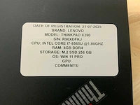 Lenovo thinkpad x390 yoga(i7) laptop (3x) - afbeelding 11 van  11