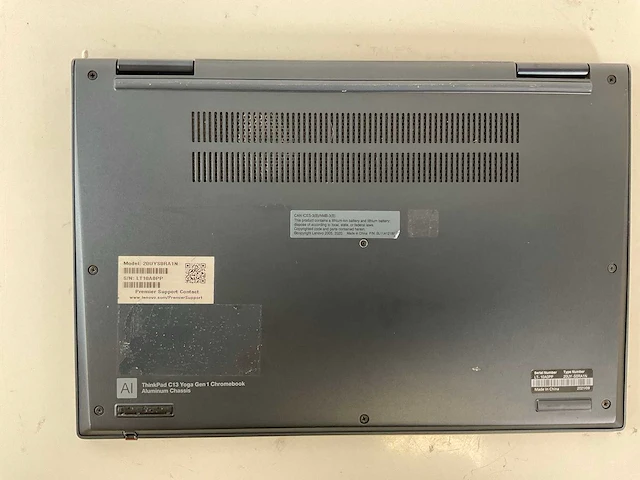 Lenovo thinkpad yoga c13 gen 1 13.3”, amd ryzen 5 3500c, 8 gb ram, 128 gb hdd chromebooks (2x) - afbeelding 16 van  17