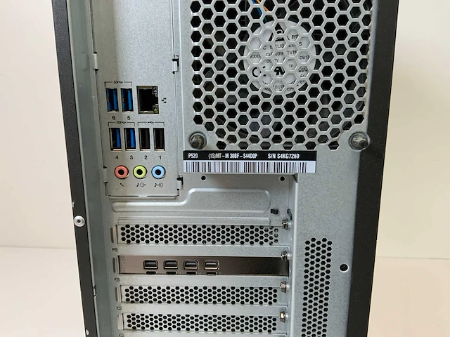 Lenovo thinkstation p520, xeon(r) w-2135, 128 gb ram, 512 gb nvme, nvidia quadro p1000 4 gb workstation - afbeelding 5 van  5