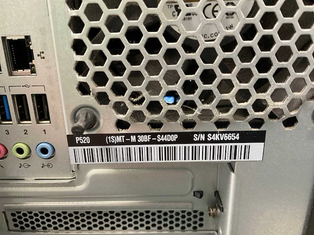 Lenovo thinkstation p520, xeon(r) w-2135, 128 gb ram, 512 gb nvme, nvidia quadro p1000 4 gb workstation - afbeelding 5 van  5