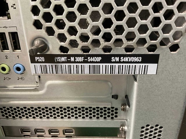 Lenovo thinkstation p520, xeon(r) w-2135, 128 gb ram, 512 gb nvme, nvidia quadro p1000 4 gb workstation - afbeelding 5 van  5