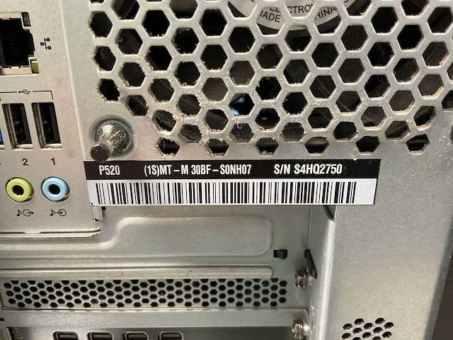 Lenovo thinkstation p520, xeon(r) w-2135, 64 gb ram, 512 gb nvme, nvidia quadro p1000 4 gb workstation - afbeelding 5 van  5