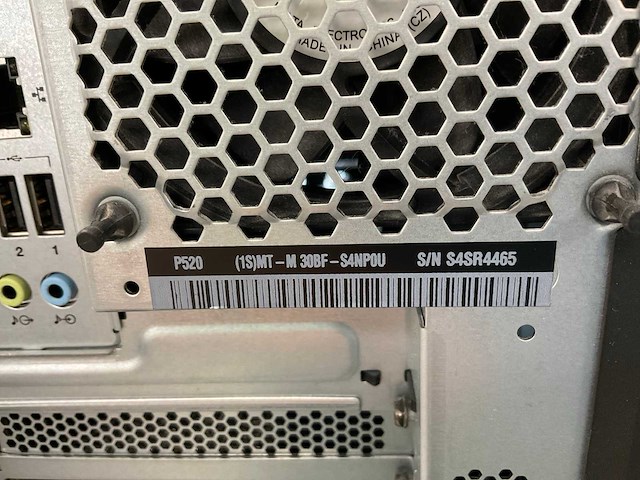 Lenovo thinkstation p520, xeon(r) w-2135, 64 gb ram, 512 gb nvme, nvidia quadro p1000 4 gb workstation - afbeelding 5 van  5