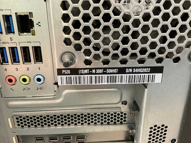 Lenovo thinkstation p520, xeon(r) w-2135, 64 gb ram, 512 gb nvme, nvidia quadro p1000 4 gb workstation - afbeelding 5 van  5