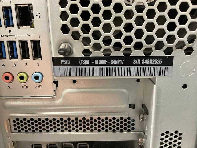 Lenovo thinkstation p520, xeon(r) w-2135, 64 gb ram, 512 gb nvme, nvidia quadro p1000 4 gb workstation - afbeelding 5 van  5