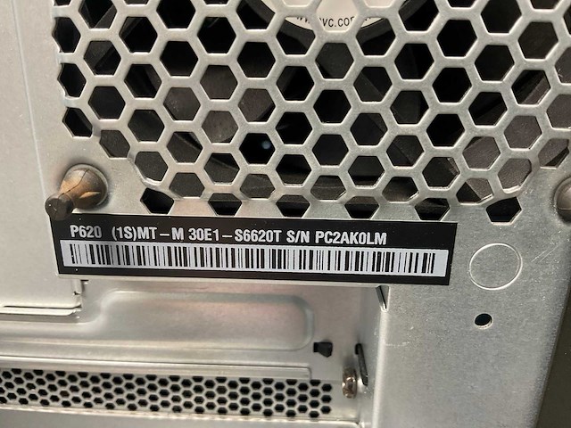 Lenovo thinkstation p620+, amd ryzen threadripper pro 3995w, 256 gb ram, no hdd, nvidia quadro pro wx 3200 4 gb workstation - afbeelding 5 van  5