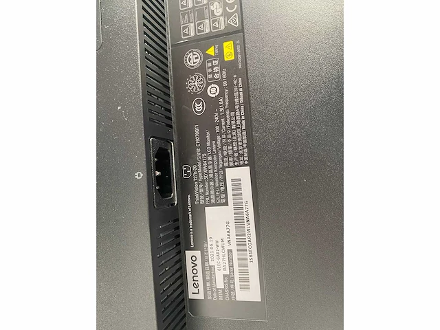 Lenovo thinkvision - 27" ips monitor - hdmi, dp, usb-c, usb - afbeelding 3 van  13