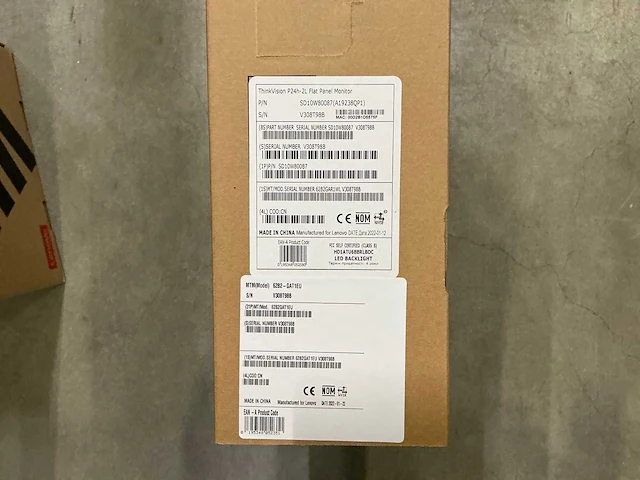 Lenovo thinkvision p24h-2l flat panel monitor - afbeelding 3 van  3