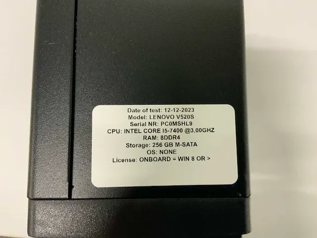 Lenovo v520s desktop (5x) - afbeelding 5 van  9