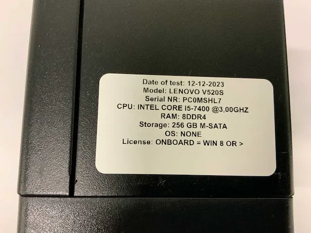 Lenovo v520s desktop (5x) - afbeelding 6 van  9