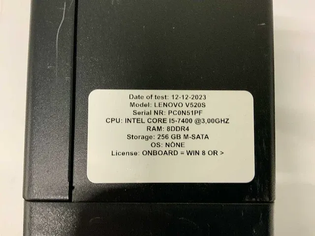 Lenovo v520s desktop (5x) - afbeelding 8 van  9