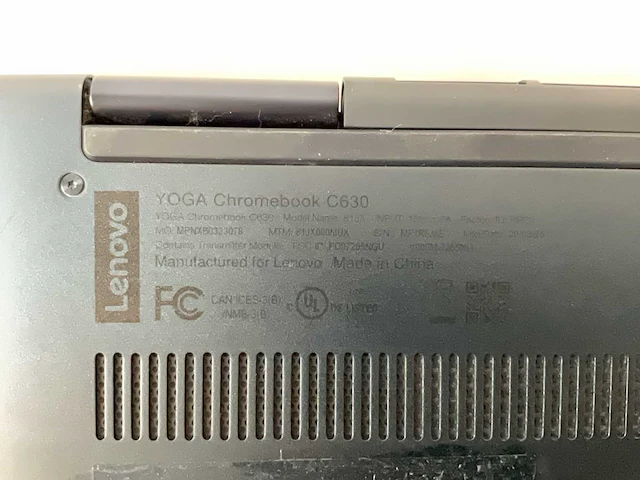 Lenovo yoga c630 15.6”, core(tm) i7 8th gen, 16 gb ram, 128 gb ssd chromebook - afbeelding 7 van  7