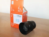 Lens sony e-mount 35 mm full-frame fe 50 mm f1.8. - afbeelding 1 van  1