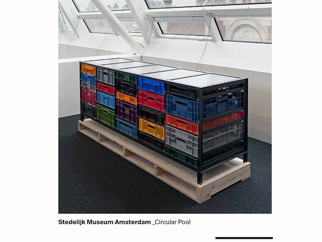 Lensvelt 5 colums “mark van der gronden” crate cabinet - afbeelding 2 van  7
