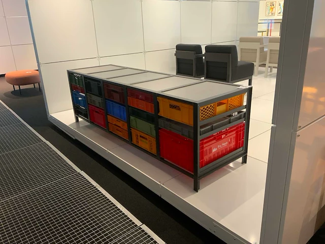Lensvelt 5 colums “mark van der gronden” crate cabinet - afbeelding 6 van  7